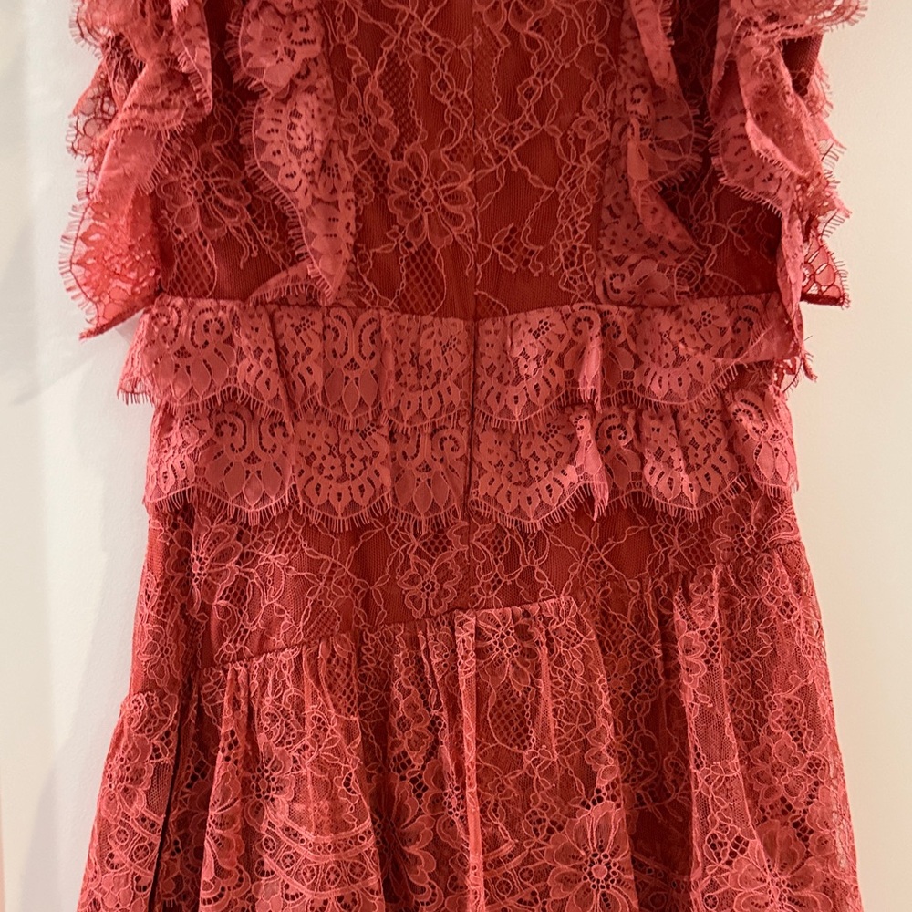Rachel Parcell Scarlet Lace Midi Dress - Picture 7 of 9